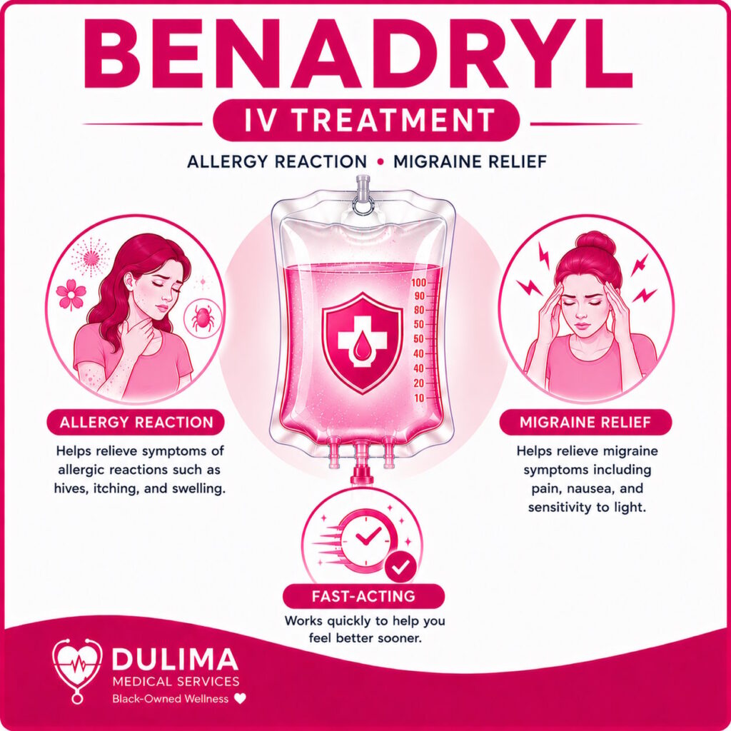 Benadryl IV Treatment